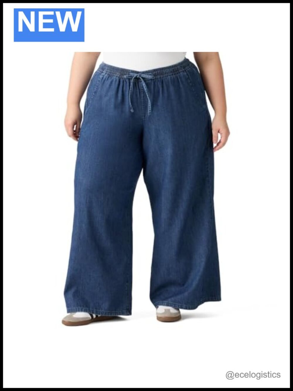 Levi's Essential Wide Leg Jeans Mid Rise 100% Cotton